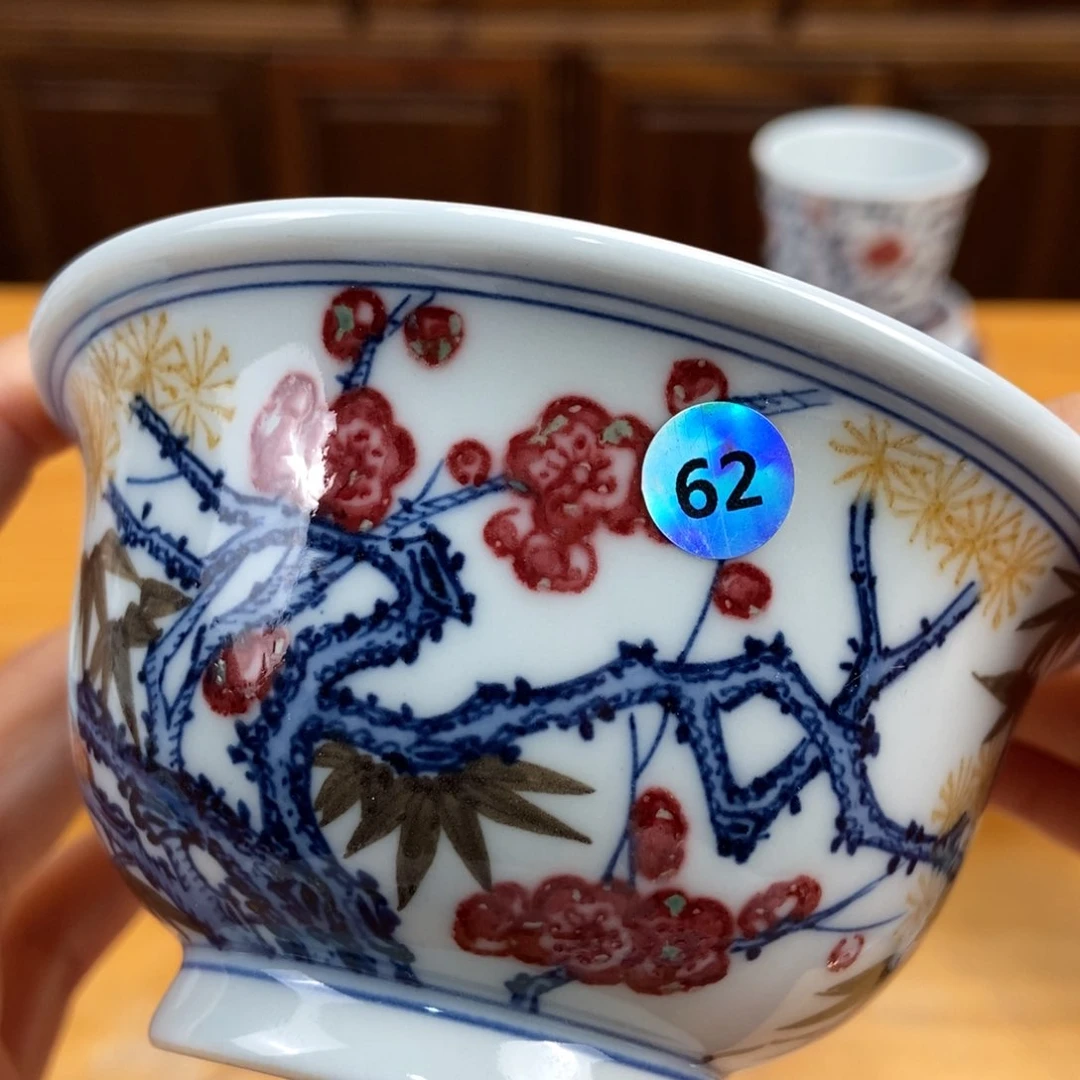 手绘现代茶具非古董