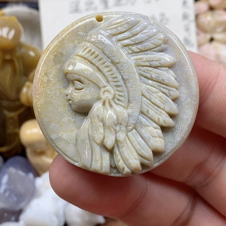 颈饰未镶嵌硅化珊瑚（珊瑚玉）用****0