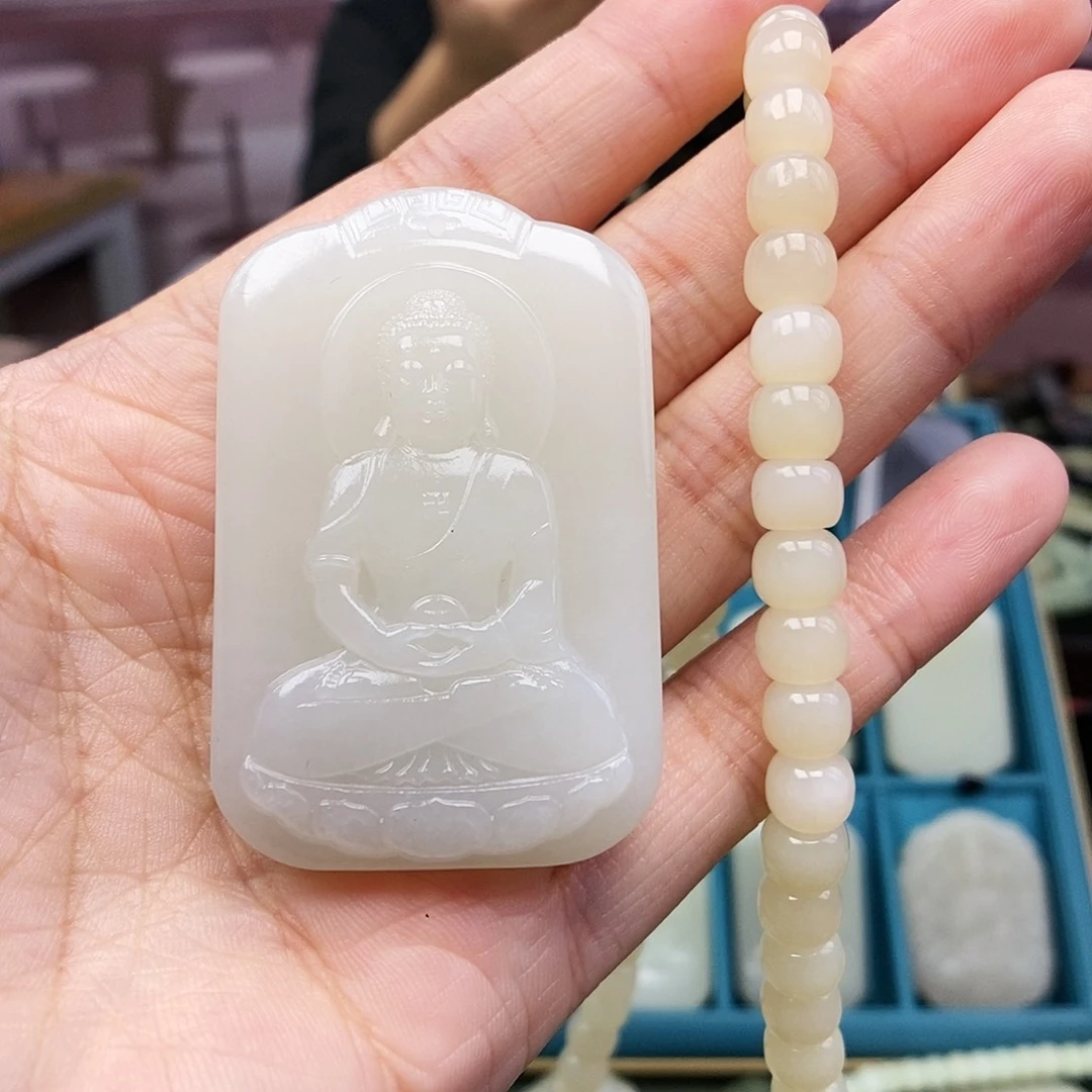 【闪购商品】和田玉颈饰未镶嵌宁***h