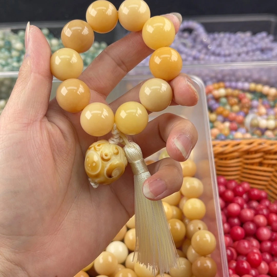 白玉菩提吊坠z17mm 10+5 瑕