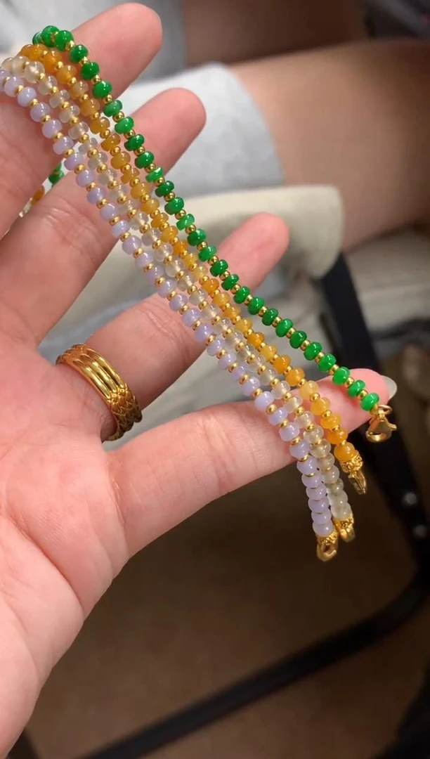 翡翠手链未镶嵌（多样性发其一）DJ14