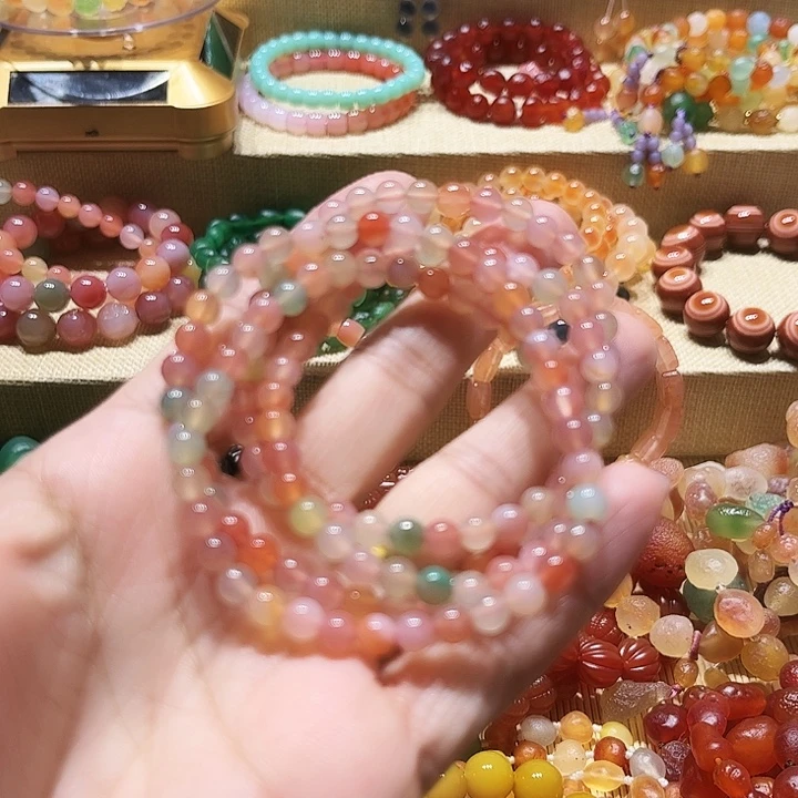 玛瑙/玉髓未镶嵌手链