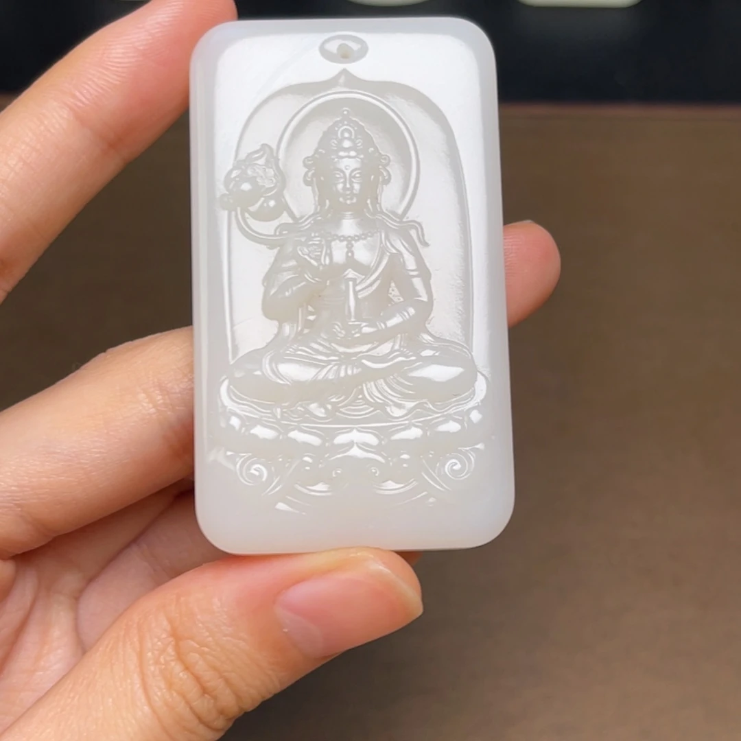 和田玉未镶嵌颈饰650