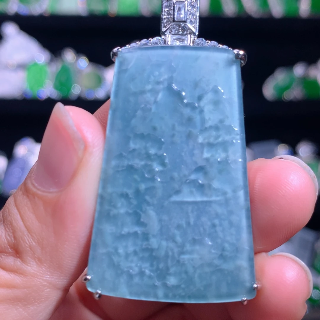 【闪购商品】颈饰未镶嵌翡翠天然翡翠