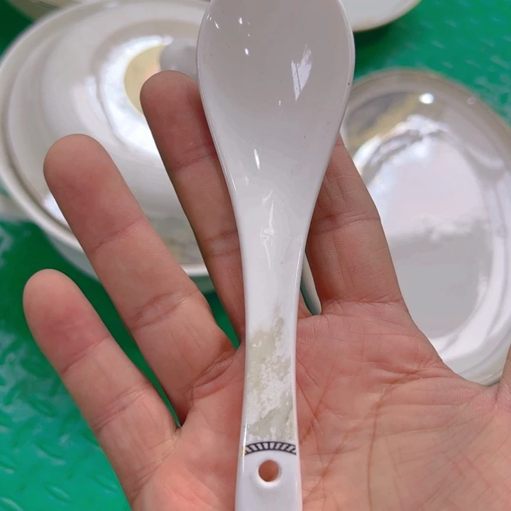 瓷片海岸小勺十个微瑕