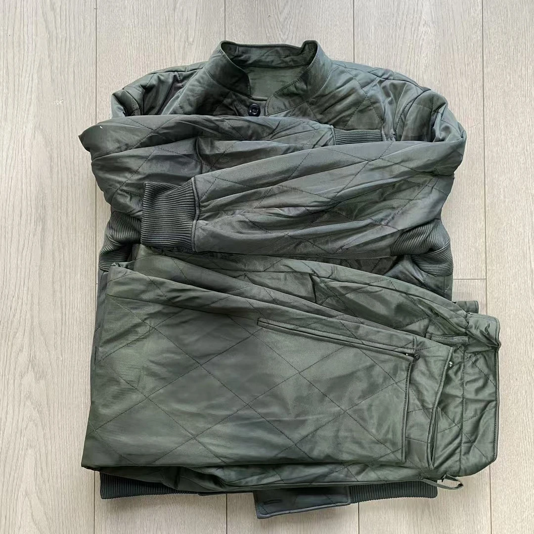 正品老货冬季【橄榄绿温区棉衣套装】保暖棉衣裤温区可水洗棉服男装