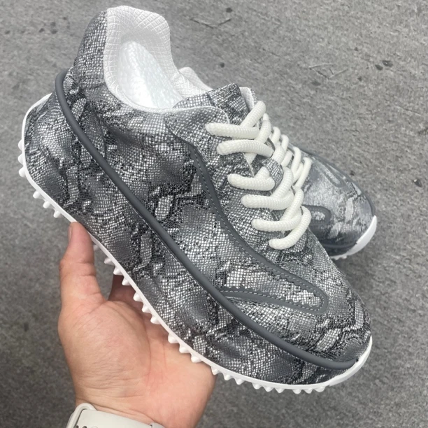 灰白素描全皮包底机甲重工顶奢男鞋