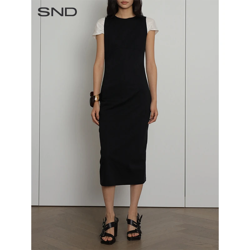 【THE MEANING OF 设计师品牌】SND SS25 圆领无袖连身裙