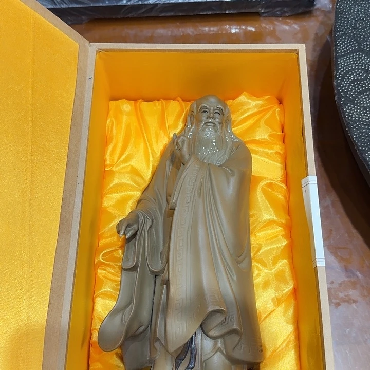 泥塑老子经典刘泽棉石湾陶艺