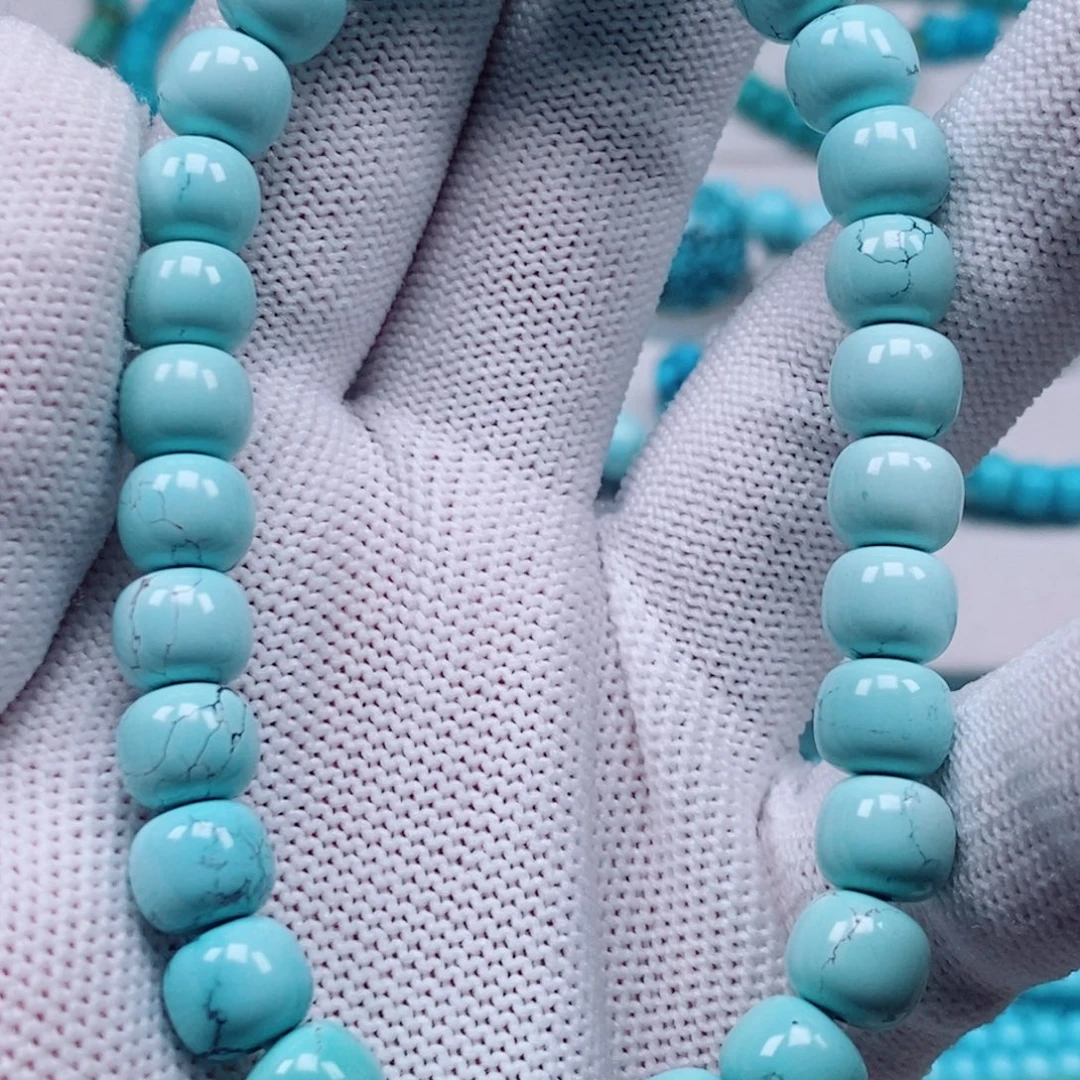 ****L绿松石未镶嵌手串