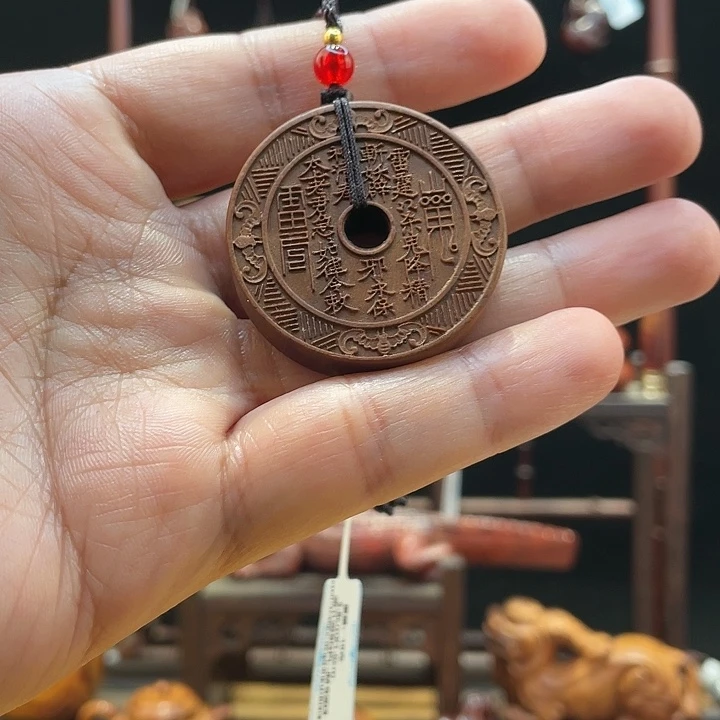 枣木雷击枣木山鬼花钱