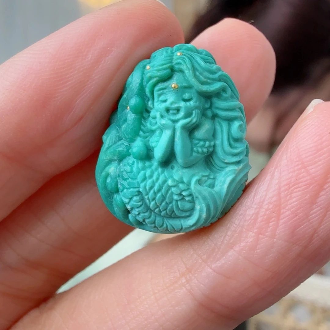 苹****绿松石未镶嵌珠宝奇石