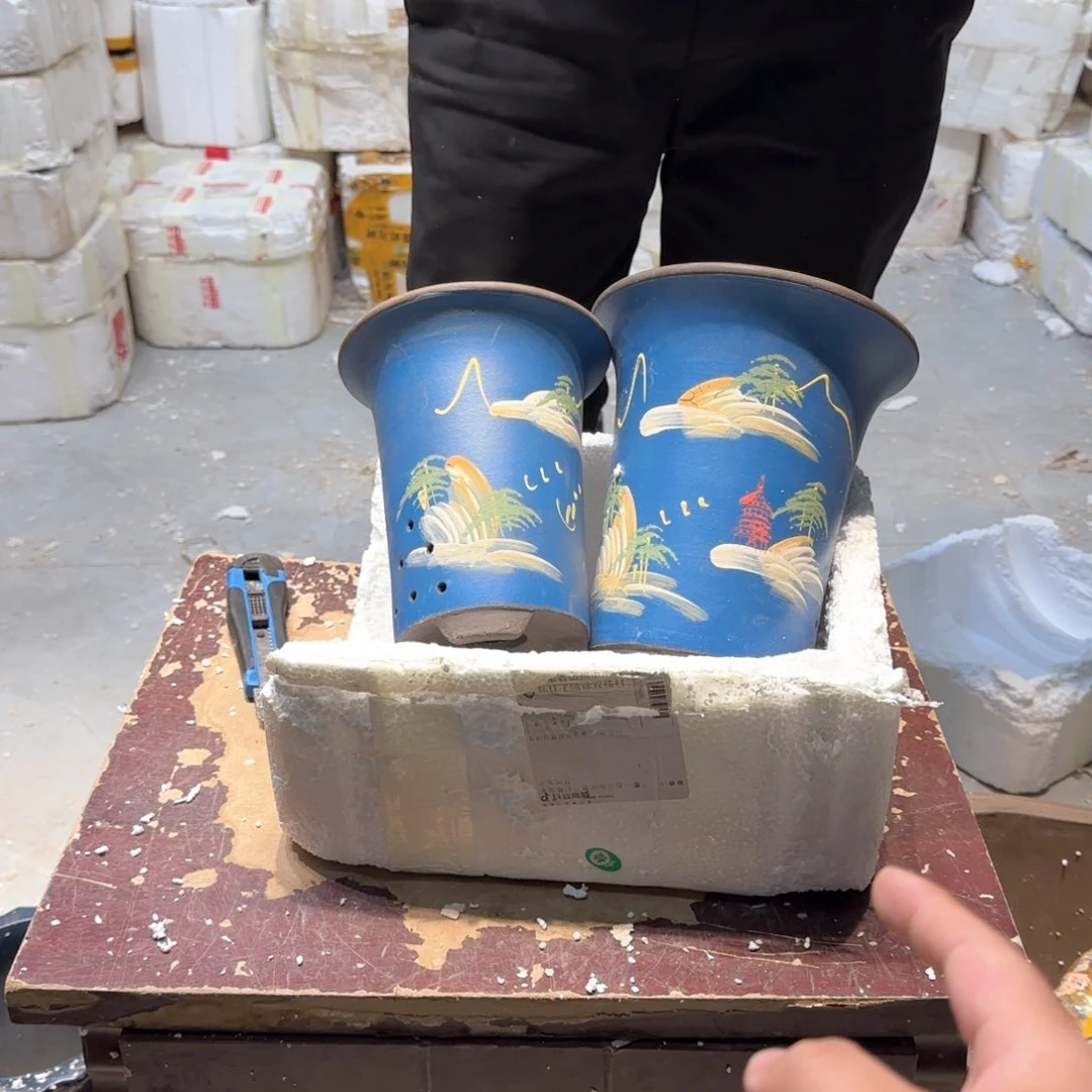 紫砂花盆瑕疵和瑕疵都