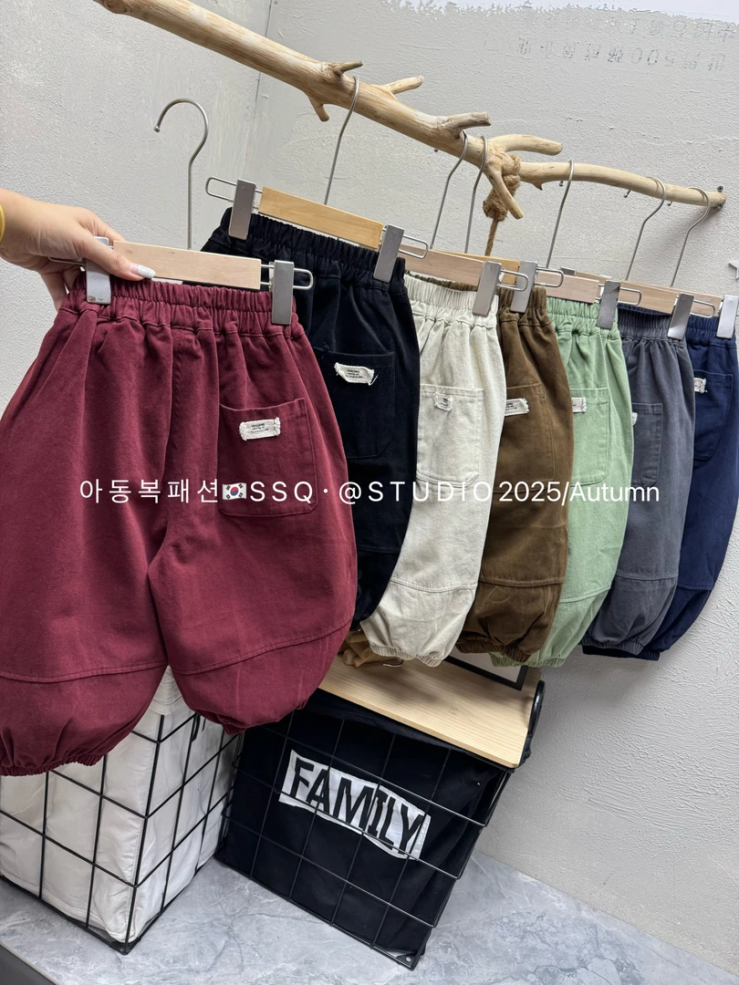 秋/2025·新品【韩国奶哈裤棉布灯笼裤小白标韩系小裤