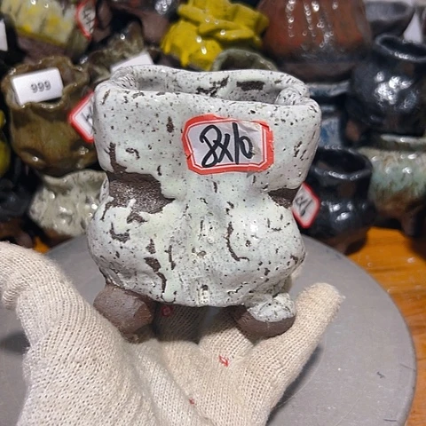 粗陶花盆手工花盆制作