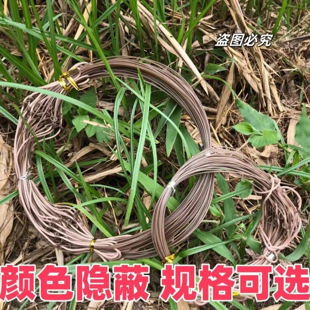 户外枯草色大号鱼线绳子50圈年新款家用手工编织鱼线