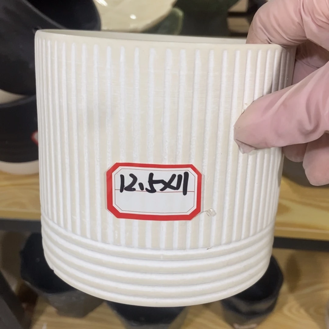 红陶高温陶瓷花盆