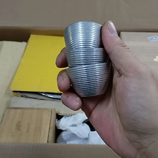 三个纯锡一口杯  漂亮