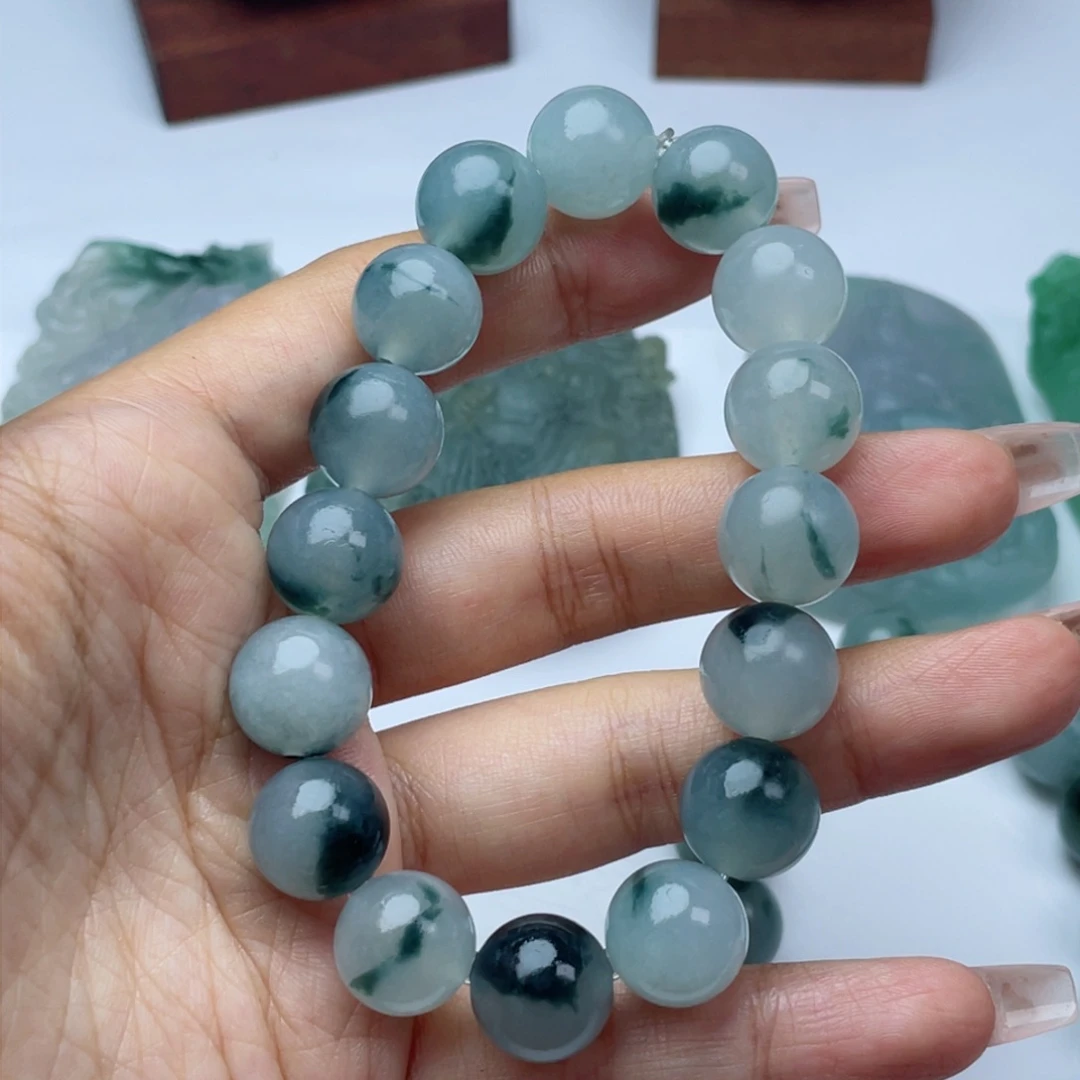 未镶嵌定制翡翠手串