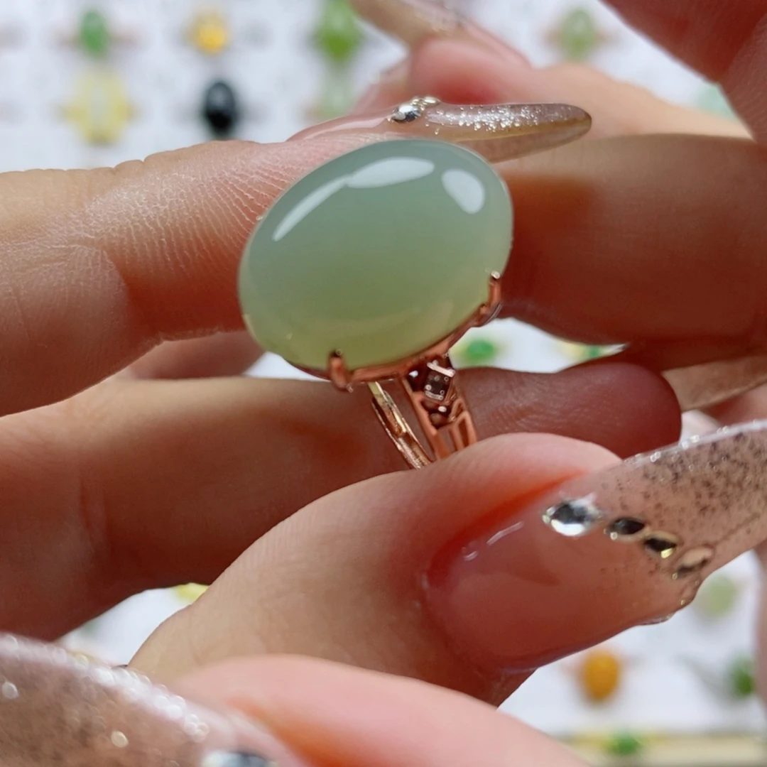 和田玉戒指未镶嵌