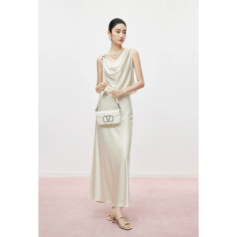 【诗语专属】MandyZhang双缎面吊带小衫女夏季温柔上衣BX0218