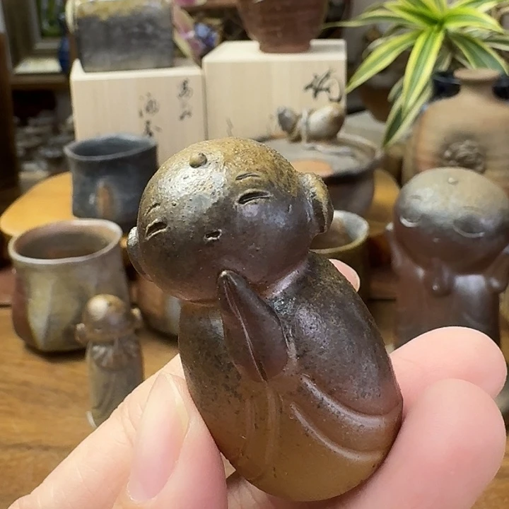 中居千鹤备前烧沙弥福利一口价