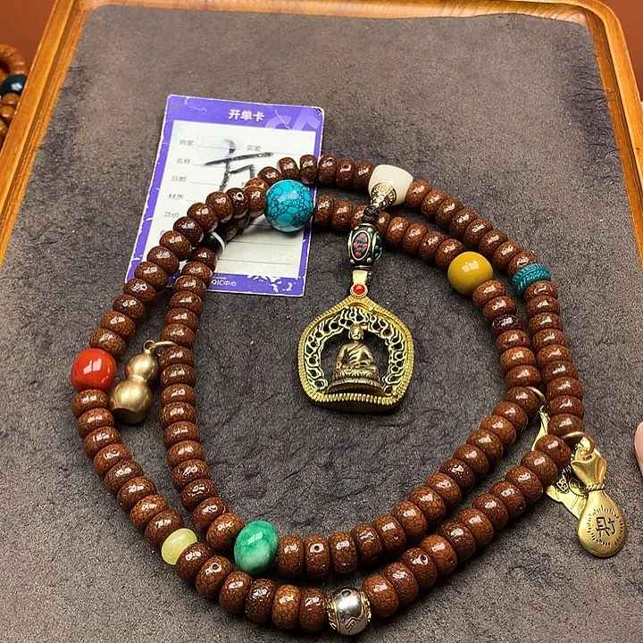 吊坠星月菩提脖挂