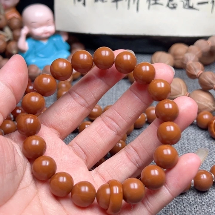 精***生橄榄核手串1.17精品超小孔