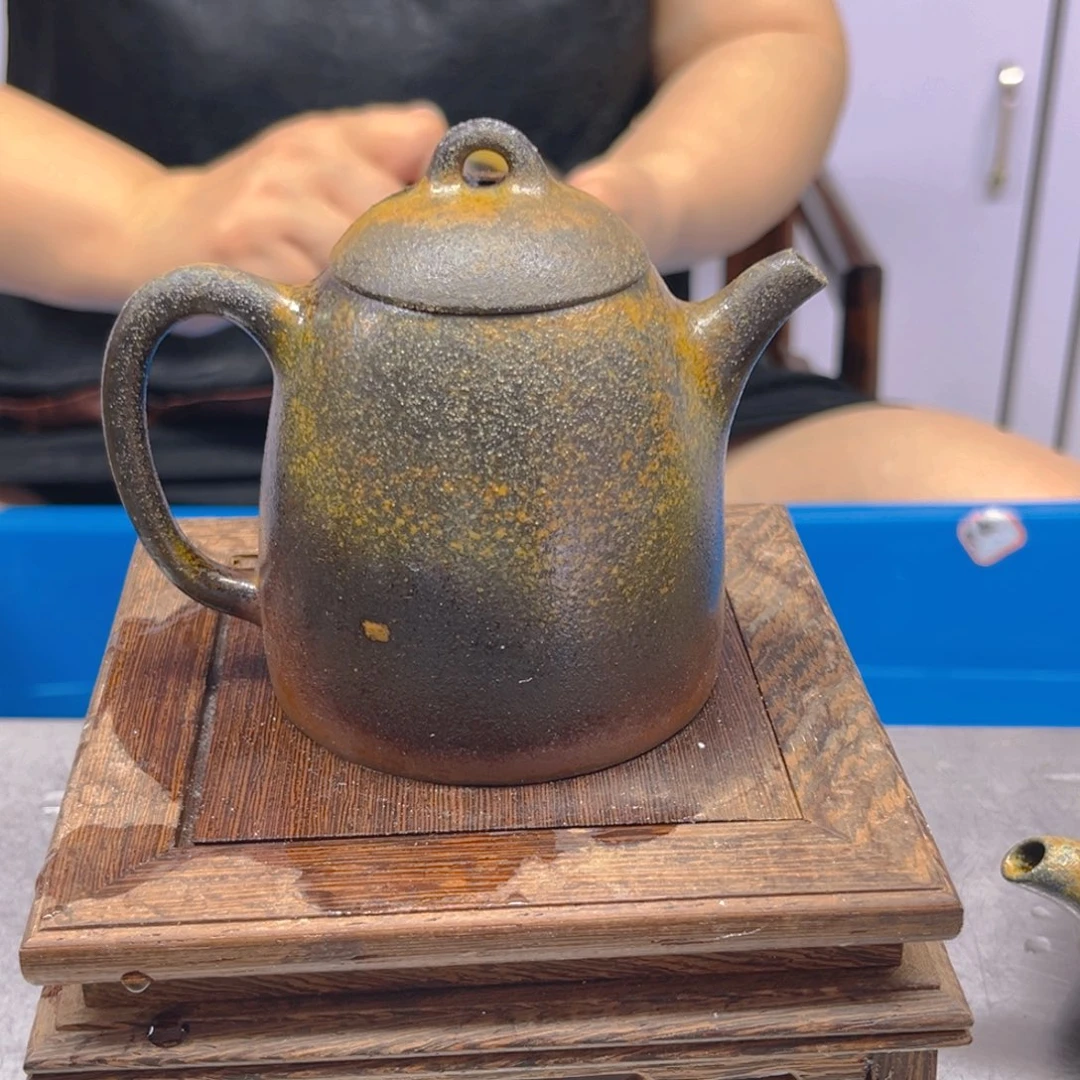 茶壶紫砂宜兴紫砂底槽清柴烧190cc
