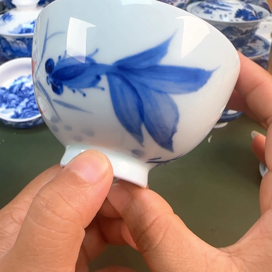 景德镇纯手绘茶具圆圆252