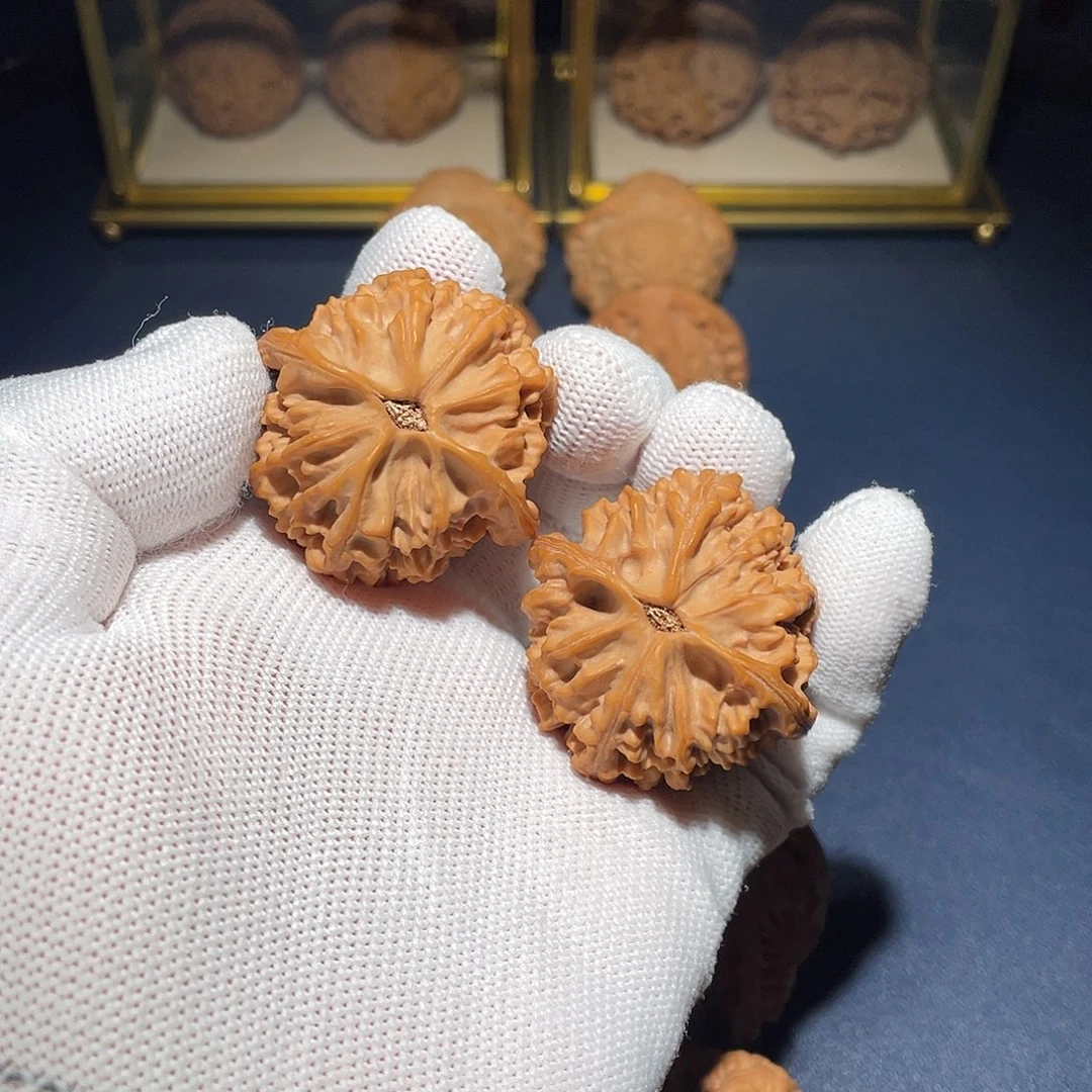 有***道把件文玩核桃40天地