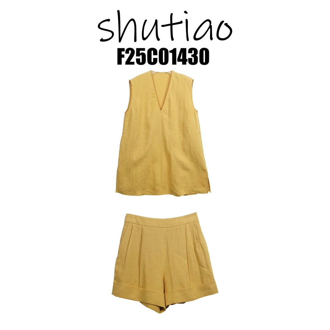 【SHUTIAO】2025夏季：新款小众设计款套装F25C01430
