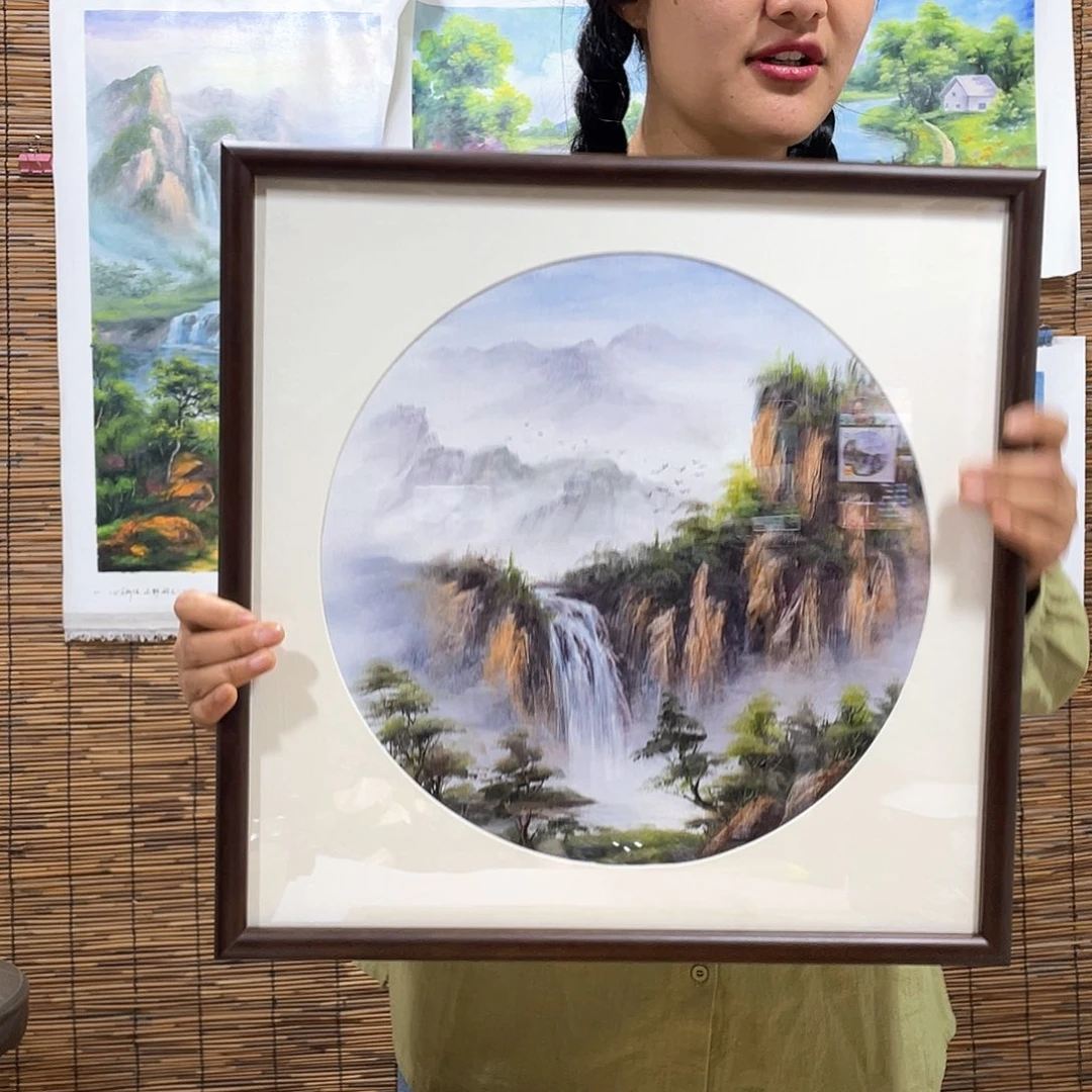 油画薇爽恭喜竞拍成功