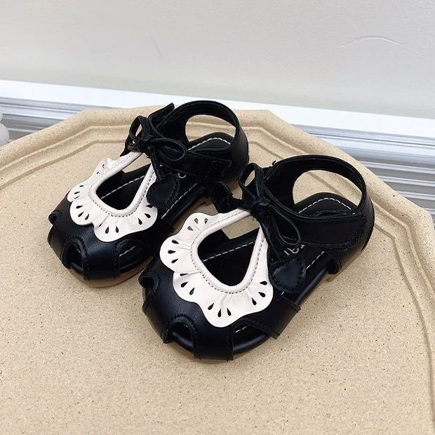 宝宝包头夏季软底防滑男孩学步鞋网面透气小童休闲运动鞋春夏凉鞋