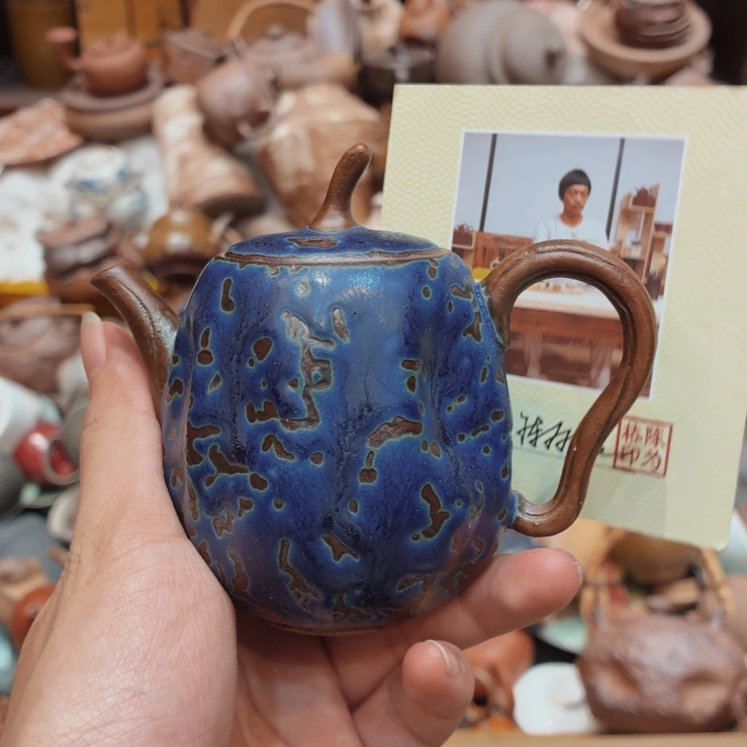 柴烧老岩泥高温茶器皿