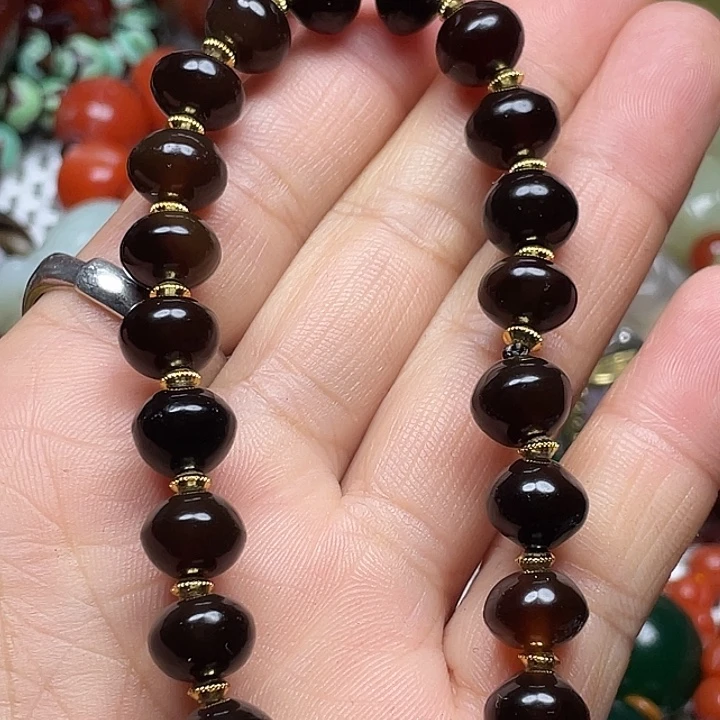 玛瑙/玉髓未镶嵌颈饰