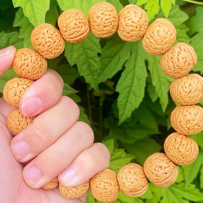 【密脑桃核手串】卡18 A234