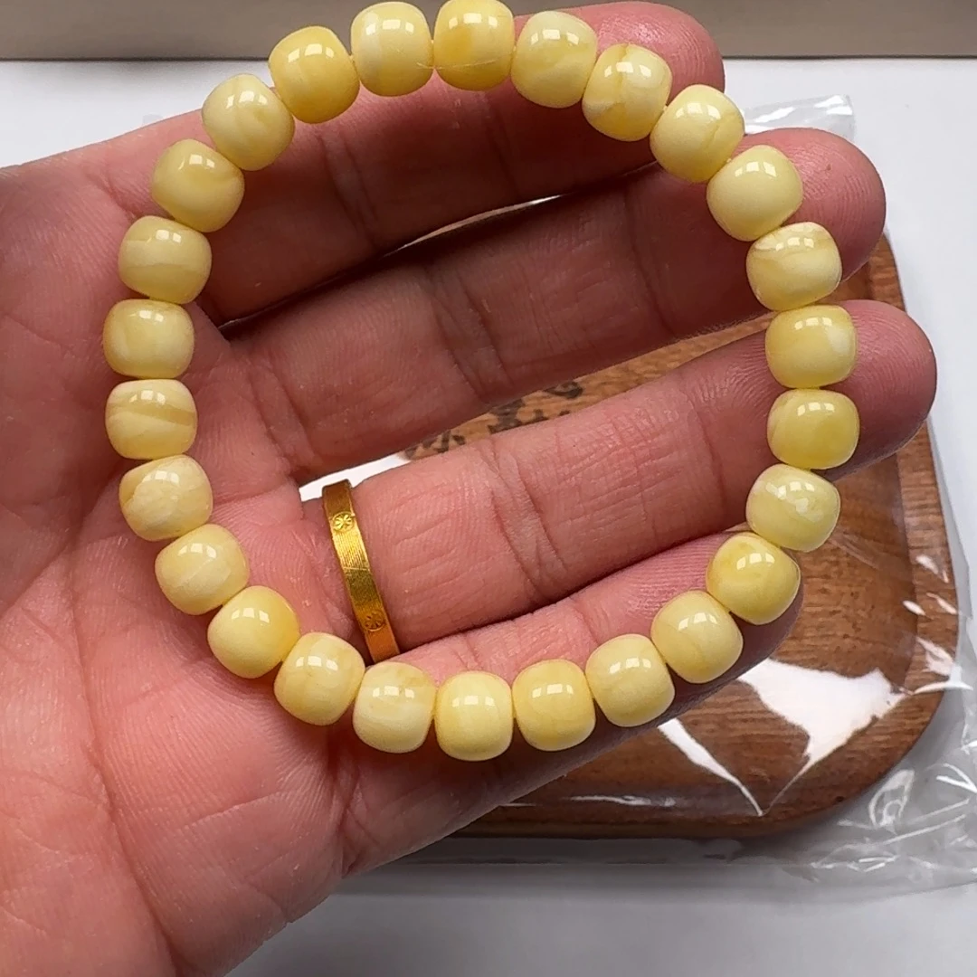 琥珀未镶嵌手链老型