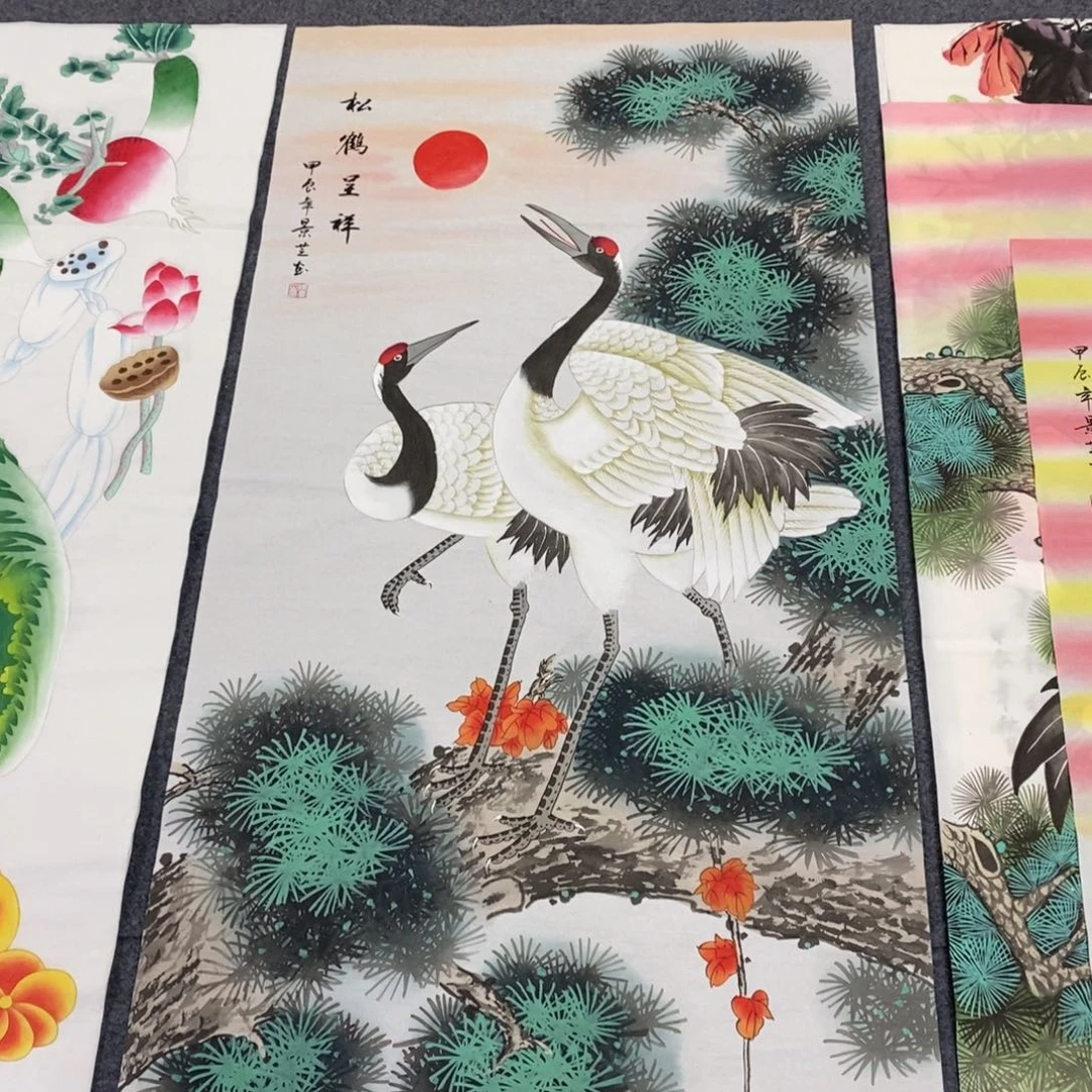 国画140✖️70工笔画画画画画画