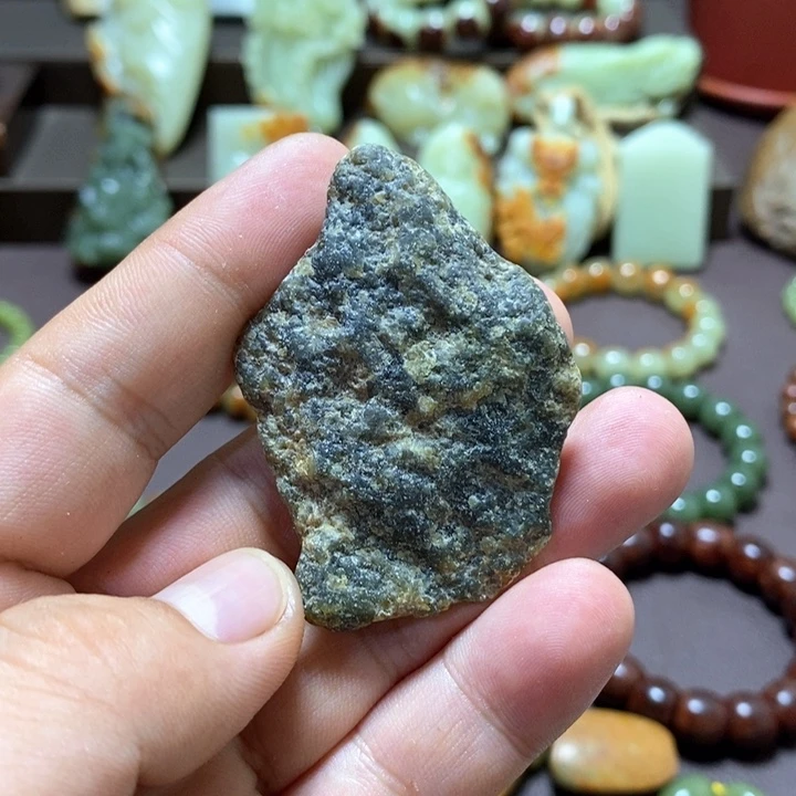 岫岩河磨玉（透闪石质玉）未镶嵌挂件