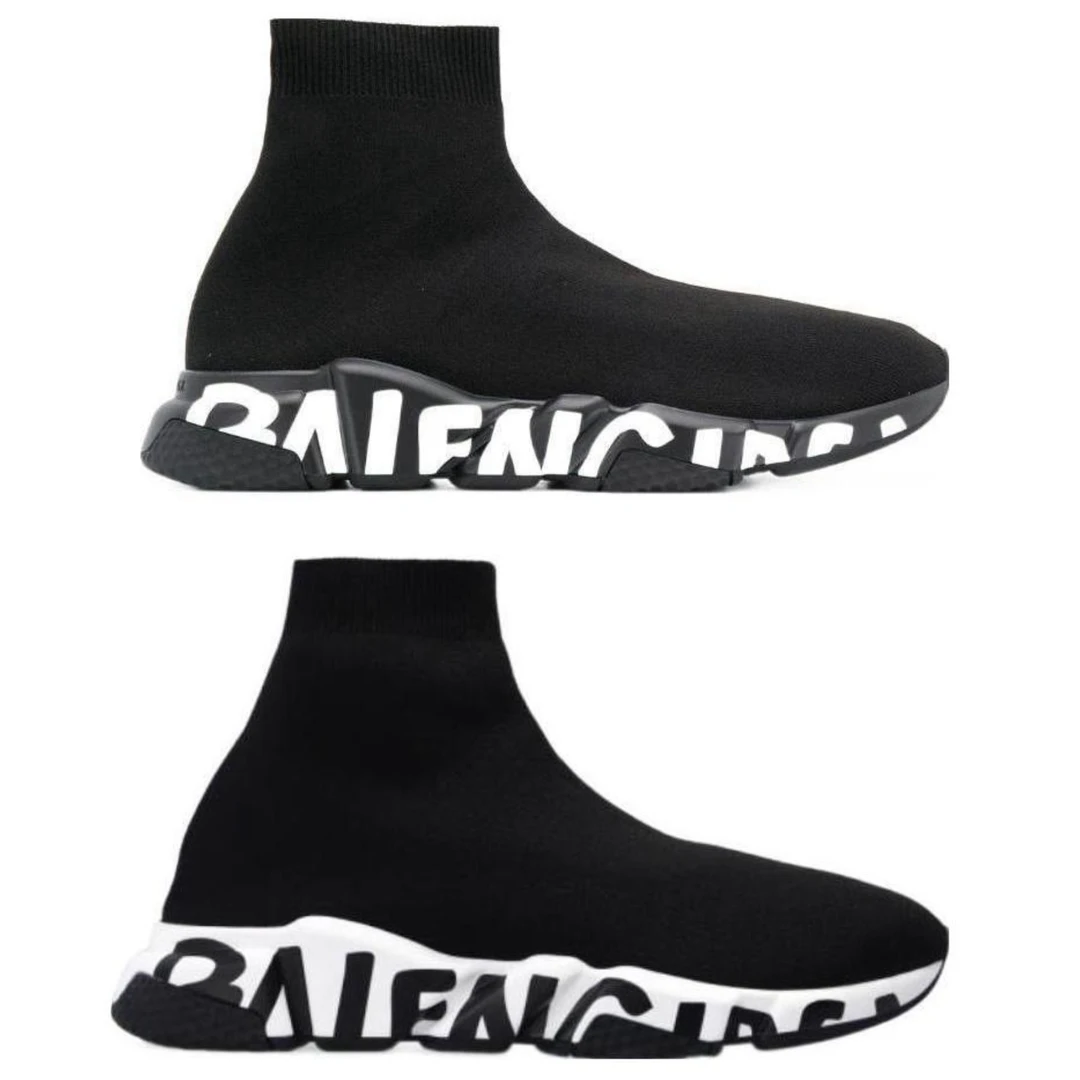 未使用 Balenciaga/巴黎世家 Speed 字母袜子鞋休闲运动鞋