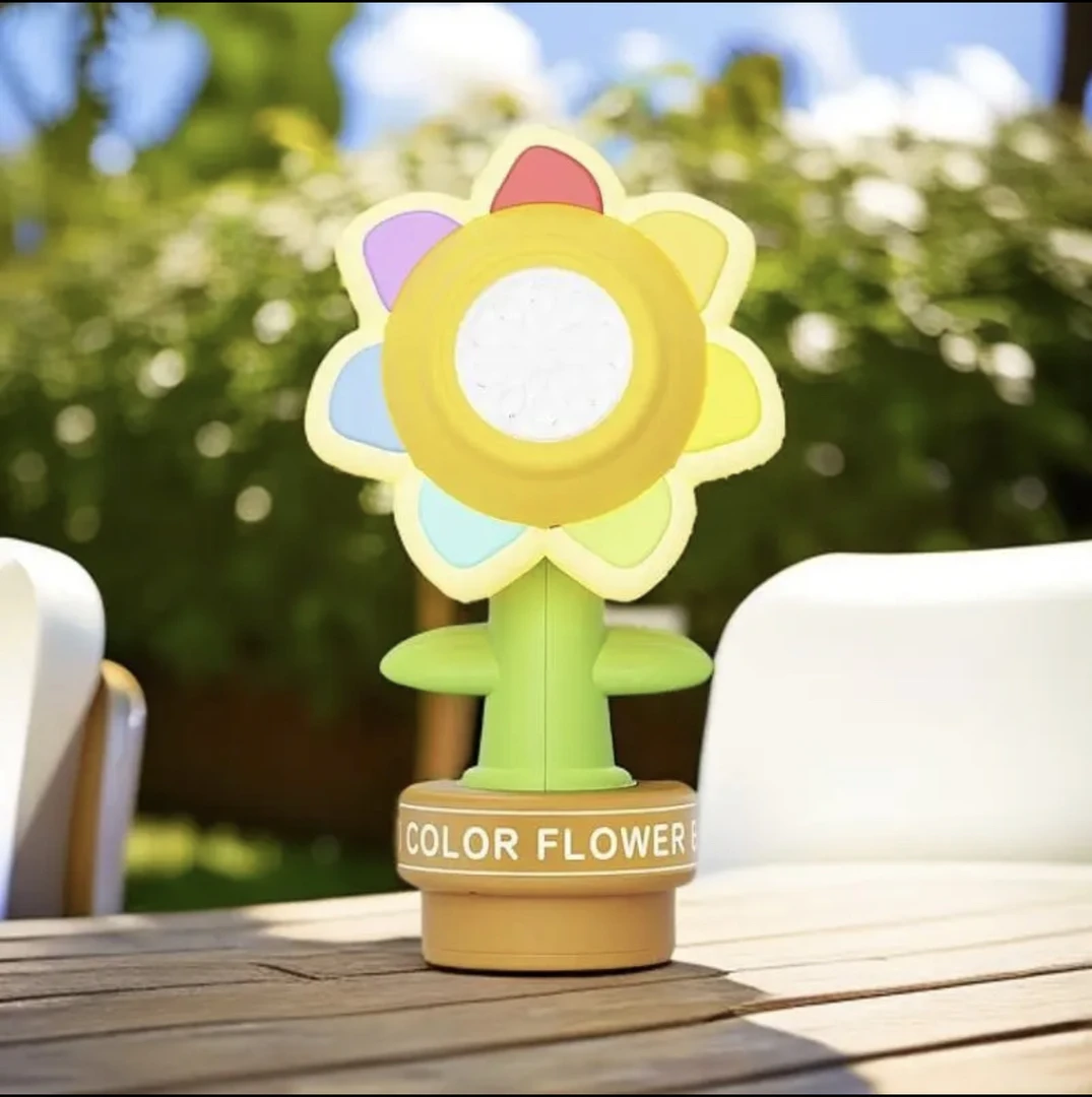 电动遥控自动车载车尾向日葵泡泡机网红爆款带灯光摇摆吹泡泡玩具