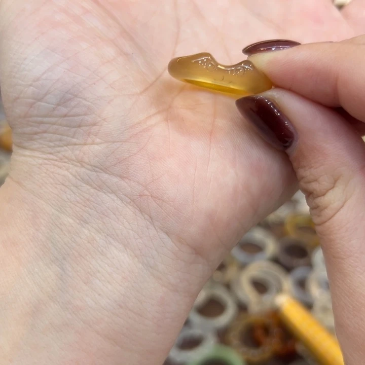 玛瑙/玉髓合金戒指