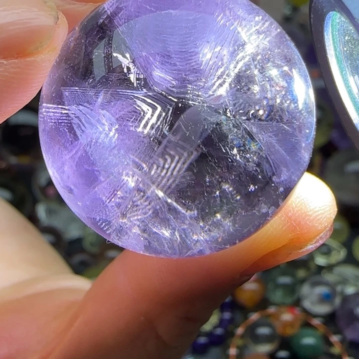 珠宝半成品水晶未镶嵌2.97厘米