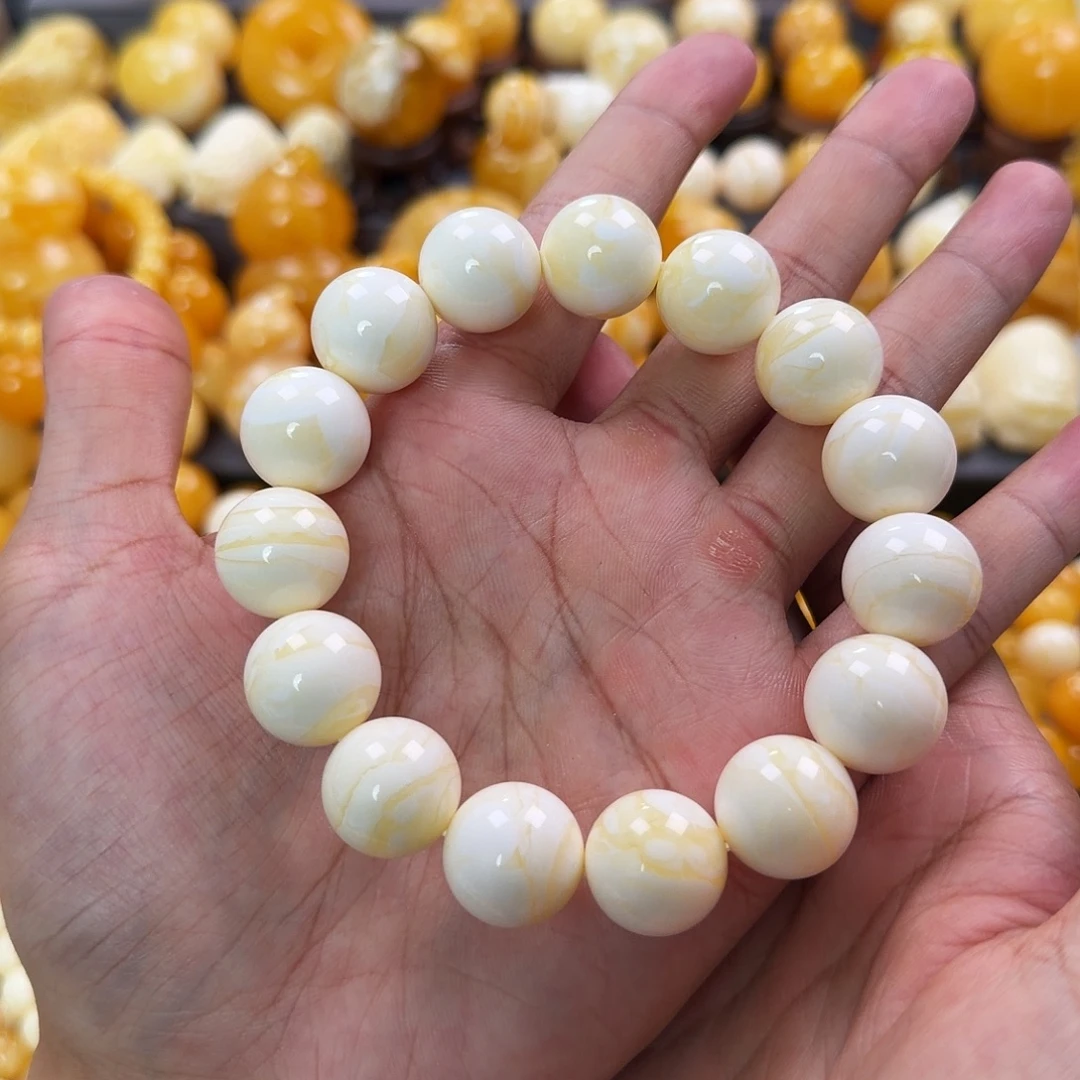 琥珀未镶嵌珠宝奇石16mm同料