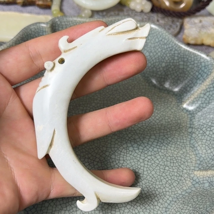 和田玉未镶嵌挂件21