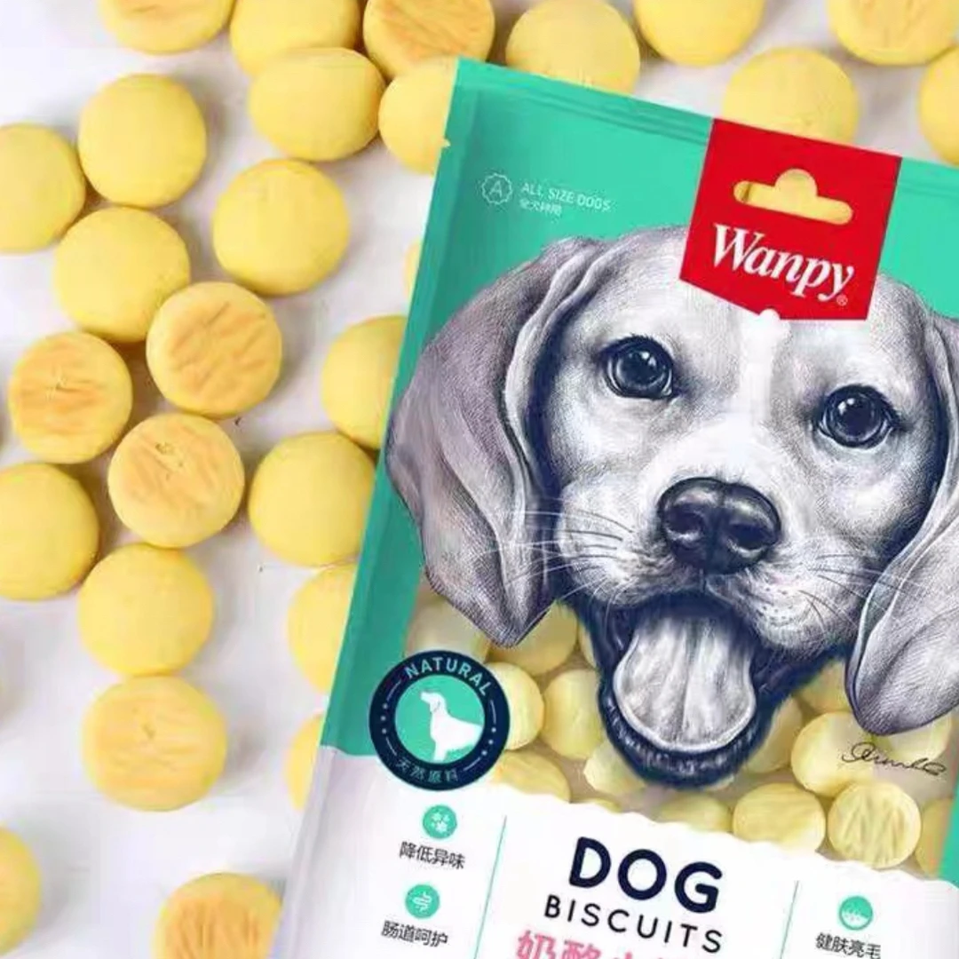Wanpy 顽皮宠物零食犬用奶酪味小馒头 220g/袋