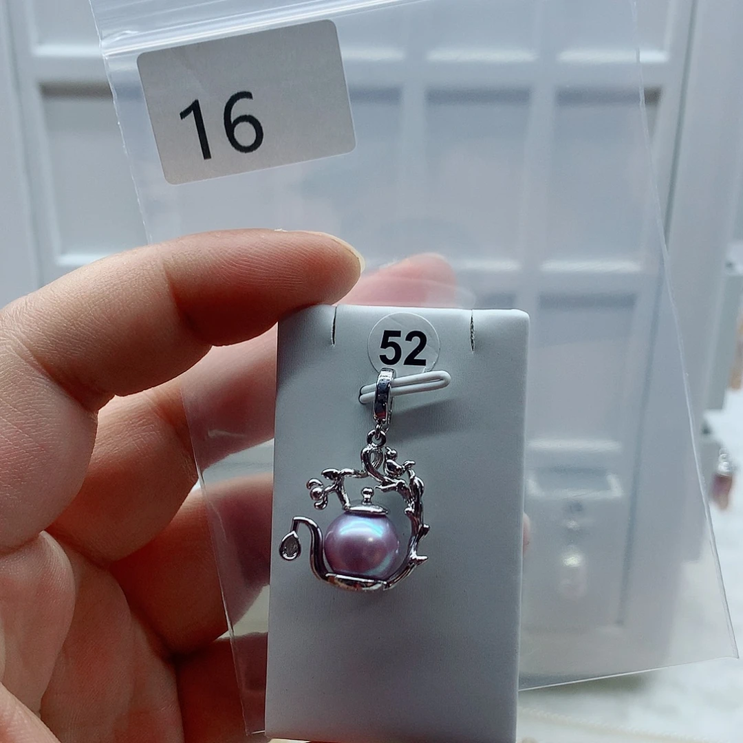 朵***y淡水珍珠吊坠(不含链)合金