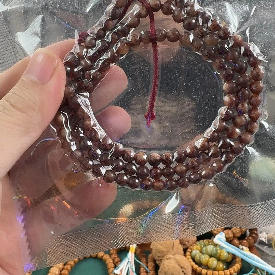 吊坠星月菩提Sr158水玲珑粉糯星月6mm左右