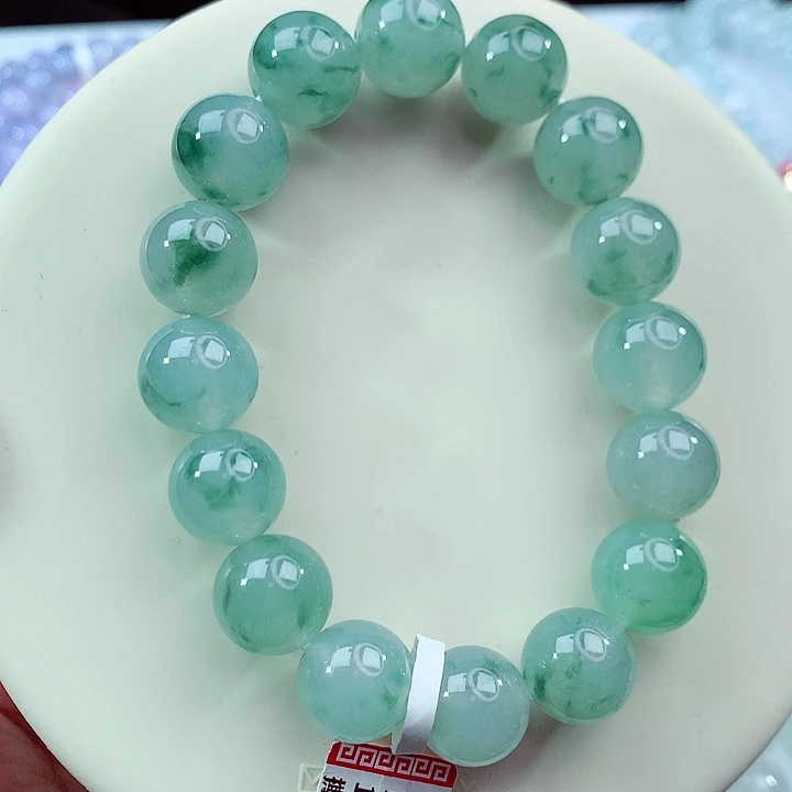 翡翠未镶嵌手链卡12.6